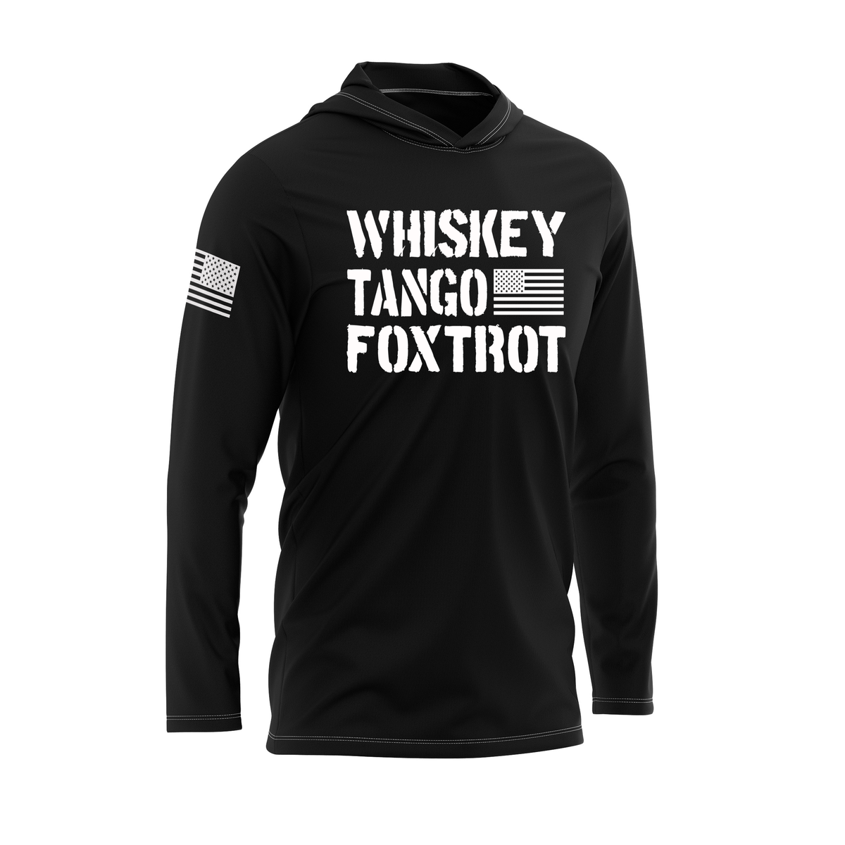 WTF SPF30 Patriotic Performance Hoodie