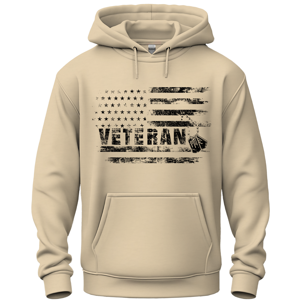 Veteran USA Flag Personalized Hoodie