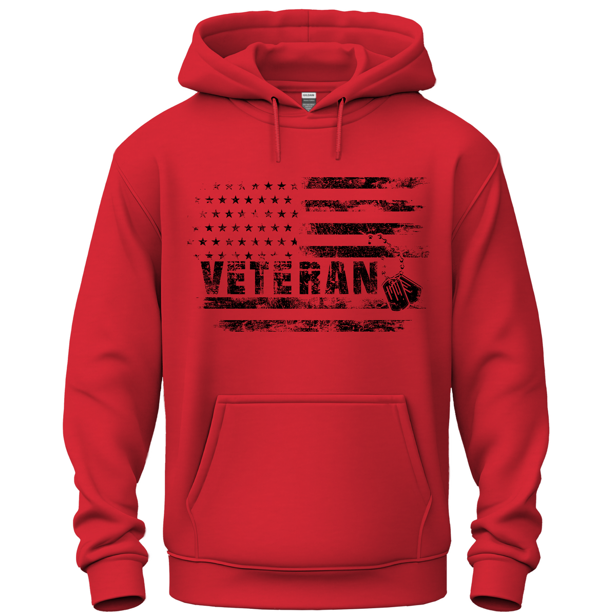 Veteran USA Flag Personalized Hoodie