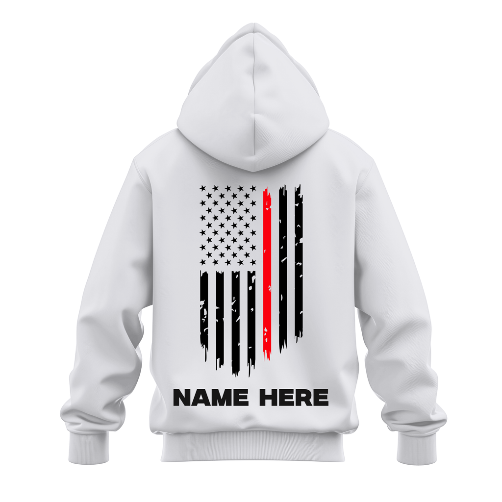 Fire Rescue Personalized Firefighter Hoodie