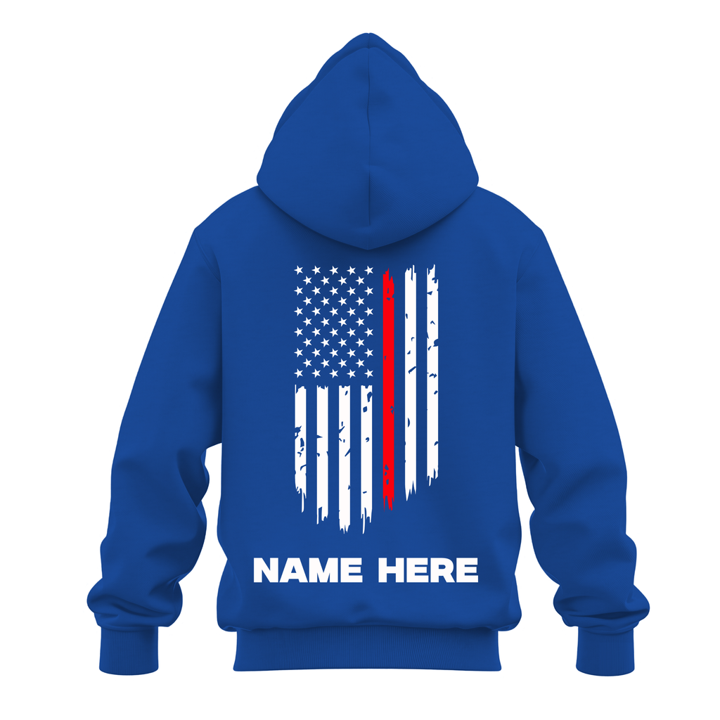 Fire Rescue Personalized Firefighter Hoodie