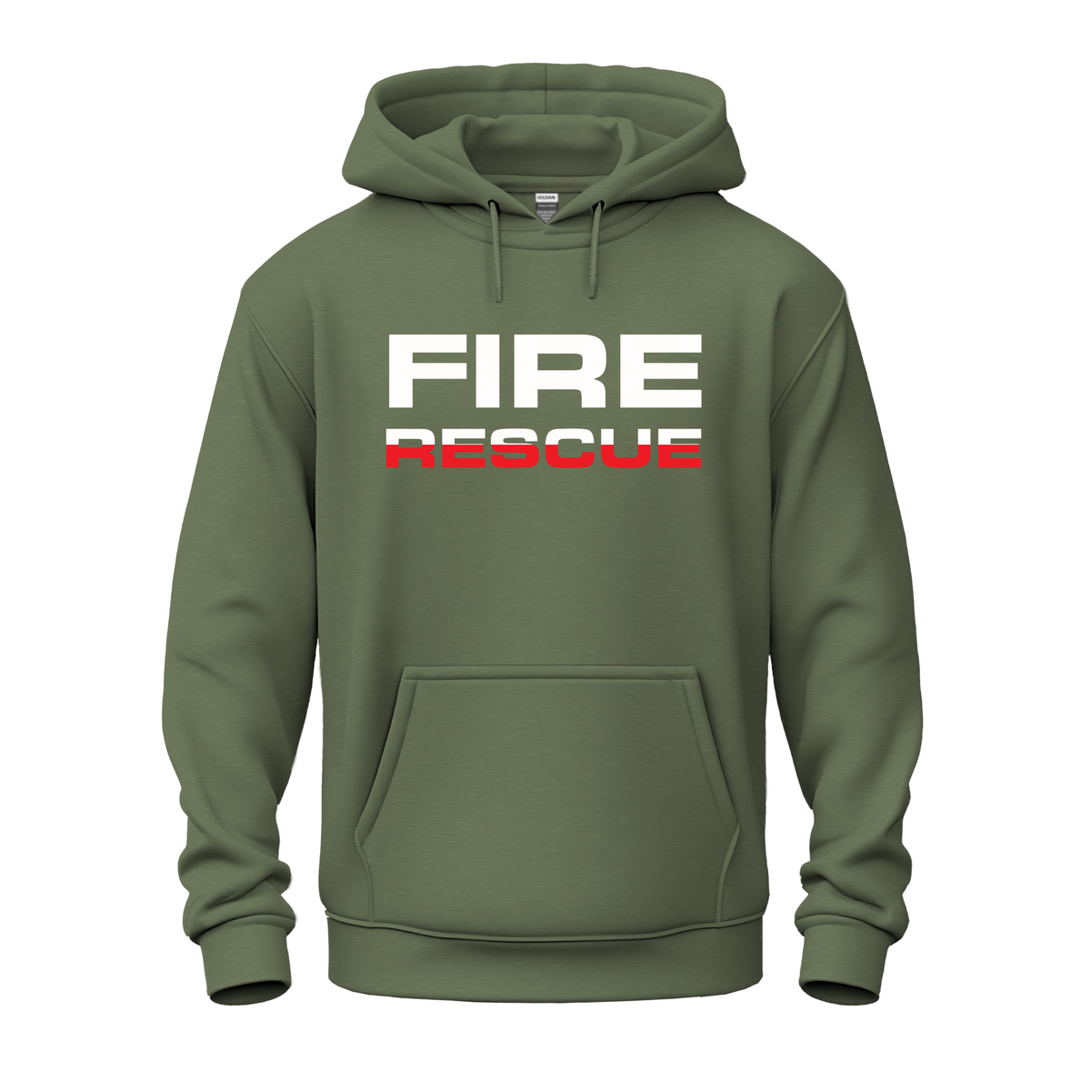 Fire Rescue Personalized Firefighter Hoodie