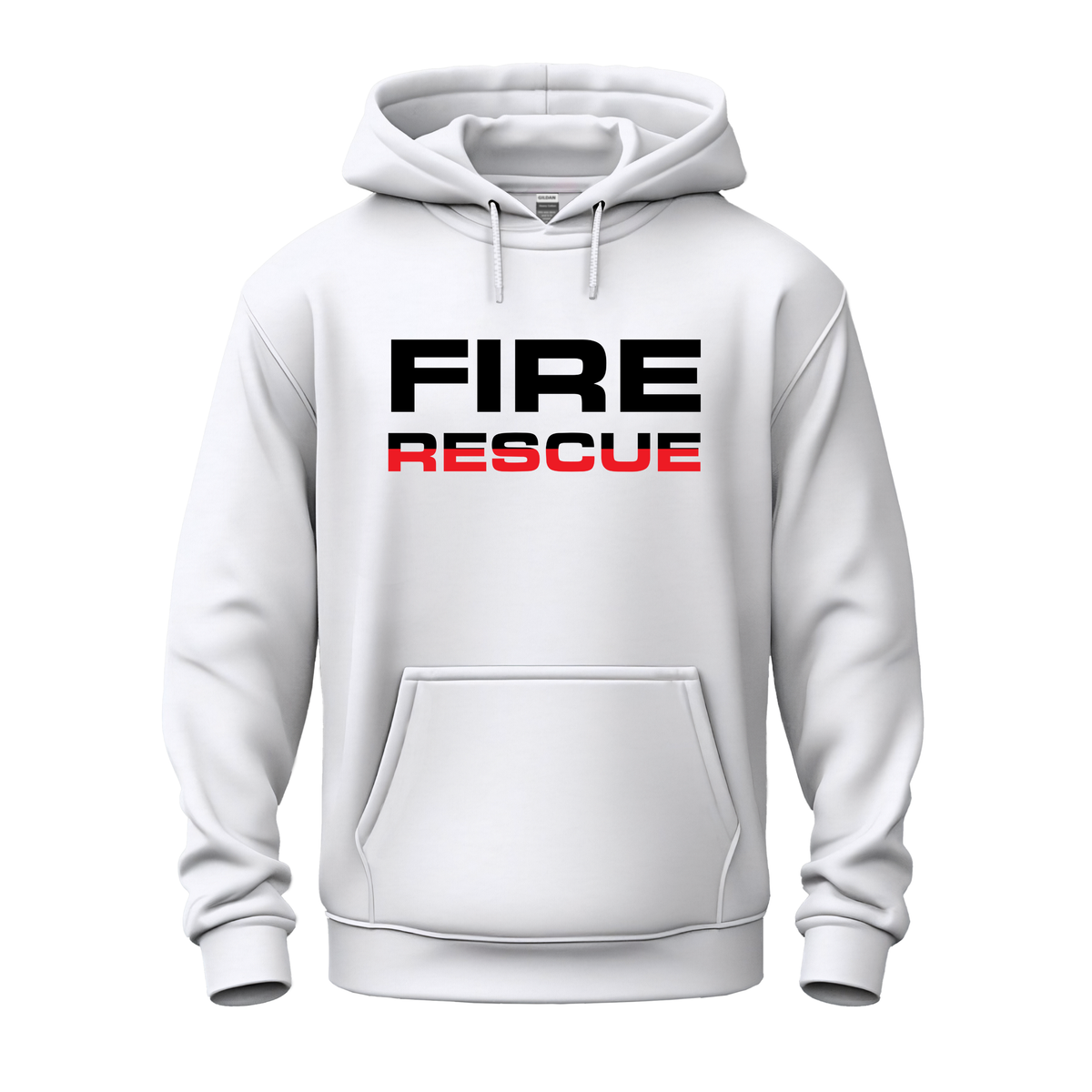 Fire Rescue Personalized Firefighter Hoodie